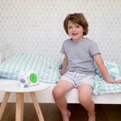 Duracell Zazu Kids Sam Das Schaf Pädagogischer Wecker Kinder - Schlaftrainer Kinder - Für Mädchen Und Jungen - Intelligentes Lernen Von Schlafen Und Aufwachen Mit LED Kinderwecker - Grau -Trixie Verkäufe 0680569805577 3