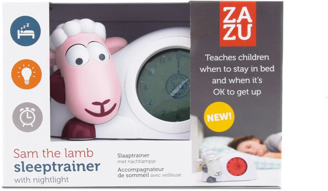 Duracell Zazu Kids Sam Das Schaf Pädagogischer Wecker Kinder - Schlaftrainer Kinder - Für Mädchen Und Jungen - Intelligentes Lernen Von Schlafen Und Aufwachen Mit LED Kinderwecker - Rosa 4 Duracell Zazu Kids Sam Das Schaf Pädagogischer Wecker Kinder - Schlaftrainer Kinder - Für Mädchen Und Jungen - Intelligentes Lernen Von Schlafen Und Aufwachen Mit LED Kinderwecker - Rosa – Bild 4