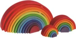 Kinderfeets Grimms Regenbogen Aus Holz Groß Mehrfarbig - 12-teilig -Trixie Verkäufe 10670 9