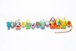 Cubika Holzfädelspiel - Fröhlicher Fische -Trixie Verkäufe 13647 14