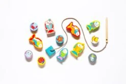 Cubika Holzfädelspiel - Fröhlicher Fische -Trixie Verkäufe 13647 15