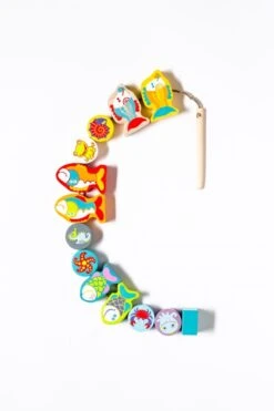 Cubika Holzfädelspiel - Fröhlicher Fische -Trixie Verkäufe 13647 7
