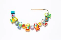 Cubika Holzfädelspiel - Fröhlicher Fische -Trixie Verkäufe 13647 8