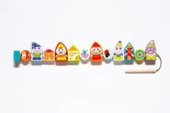 Cubika Holzfädelspiel - Glückliche Zwerge -Trixie Verkäufe 13654 1