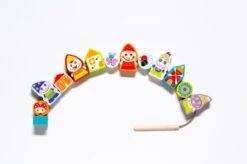 Cubika Holzfädelspiel - Glückliche Zwerge -Trixie Verkäufe 13654 9