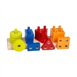 Cubika Sortierset Vier Farben Aus Holz - Rechsteck -Trixie Verkäufe 13807 1