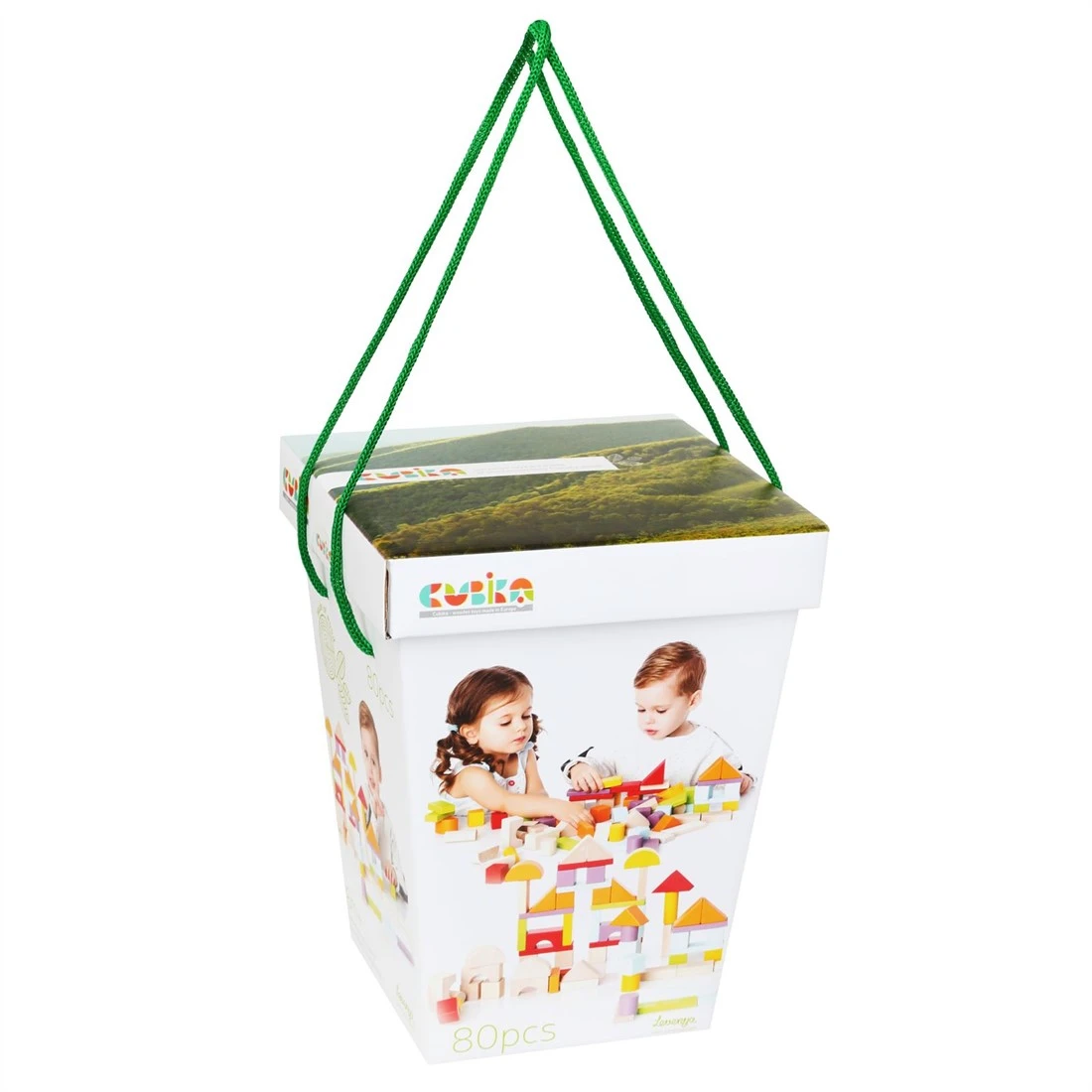 Cubika Holzblöcke - 80 Stück 5 Cubika Holzblöcke - 80 Stück – Bild 5
