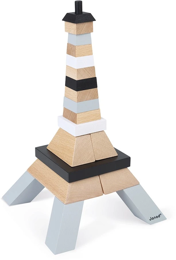 Janod 21-teiliger Bausatz Aus Holz „Eiffelturm“ - Konstruktionsspiel - Geschicklichkeitsspiel Entwicklung Von Feinmotorik - FSC-zertifiziertes Buchenholz, Massiv - Farben Auf Wasserbasis - Ab 6 Jahren 1 Janod 21-teiliger Bausatz Aus Holz „Eiffelturm“ - Konstruktionsspiel - Geschicklichkeitsspiel Entwicklung Von Feinmotorik - FSC-zertifiziertes Buchenholz, Massiv - Farben Auf Wasserbasis - Ab 6 Jahren