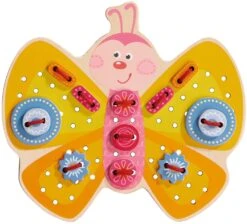 Haba Fädelspiel Schmetterling 9 Haba Fädelspiel Schmetterling -Trixie Verkäufe 4010168203379 4