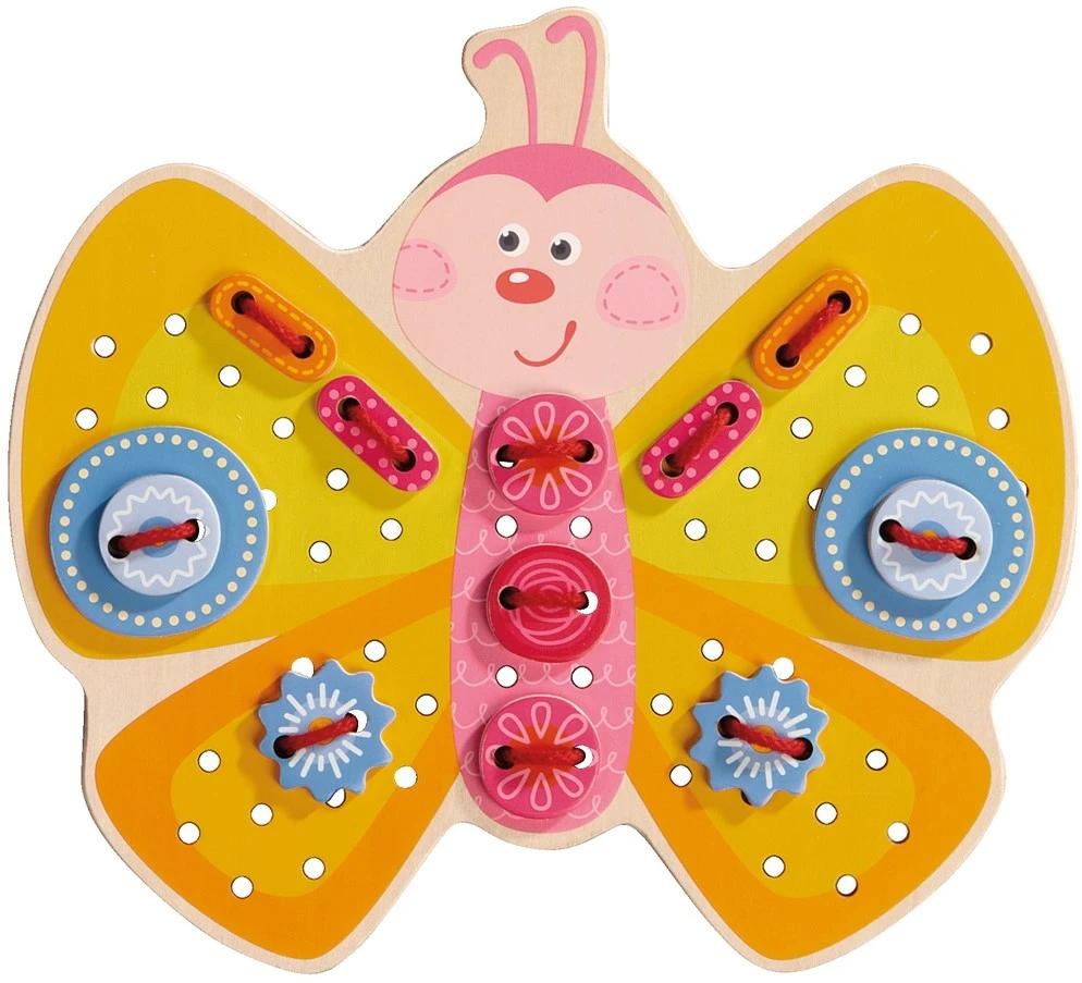 Haba Fädelspiel Schmetterling 4 Haba Fädelspiel Schmetterling – Bild 4