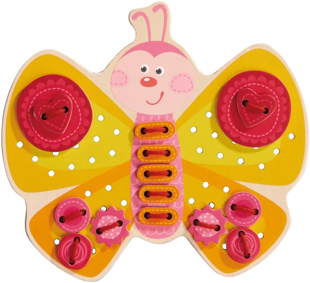 Haba Fädelspiel Schmetterling 5 Haba Fädelspiel Schmetterling – Bild 5