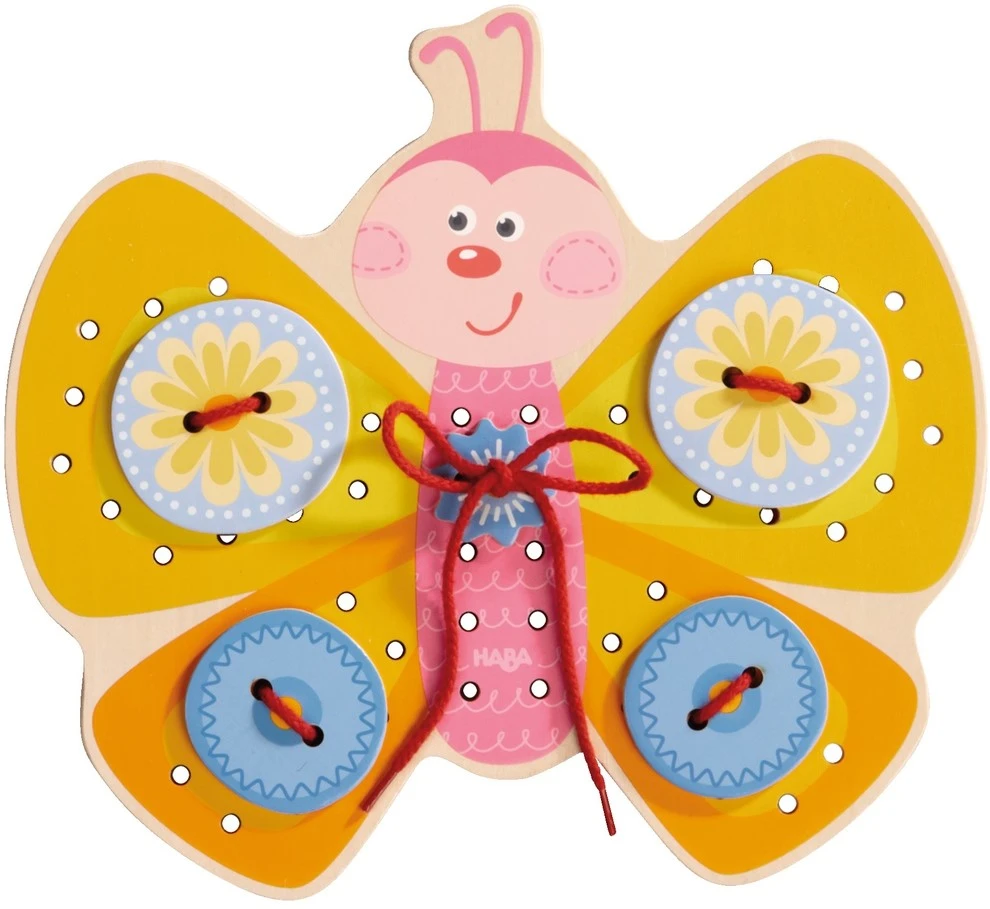 Haba Fädelspiel Schmetterling 6 Haba Fädelspiel Schmetterling – Bild 6