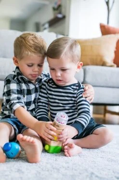 Baby Einstein By Hape E11886 - Vier Verrückte Bausteine, Mehrfarbig -Trixie Verkäufe 6943478027244 2