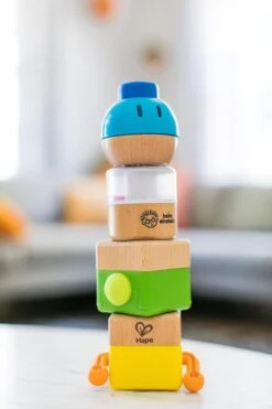 Baby Einstein By Hape E11886 - Vier Verrückte Bausteine, Mehrfarbig -Trixie Verkäufe 6943478027244