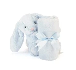 Jellycat Schnuffeltuch Bashful Hase Blau - 34cm -Trixie Verkäufe afbeelding 2 2