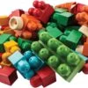 Anbac 70067 Toys-Bausteine, 95-teilig, Multi Color