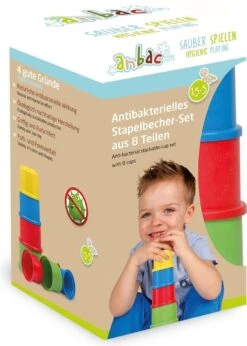 Anbac Antibakterielles Stapelbecher Set -Trixie Verkäufe anbac antibakterielles stapelbecher set 3