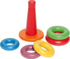 Anbac, Multi Color 70070 Toys-Ring Pyramide