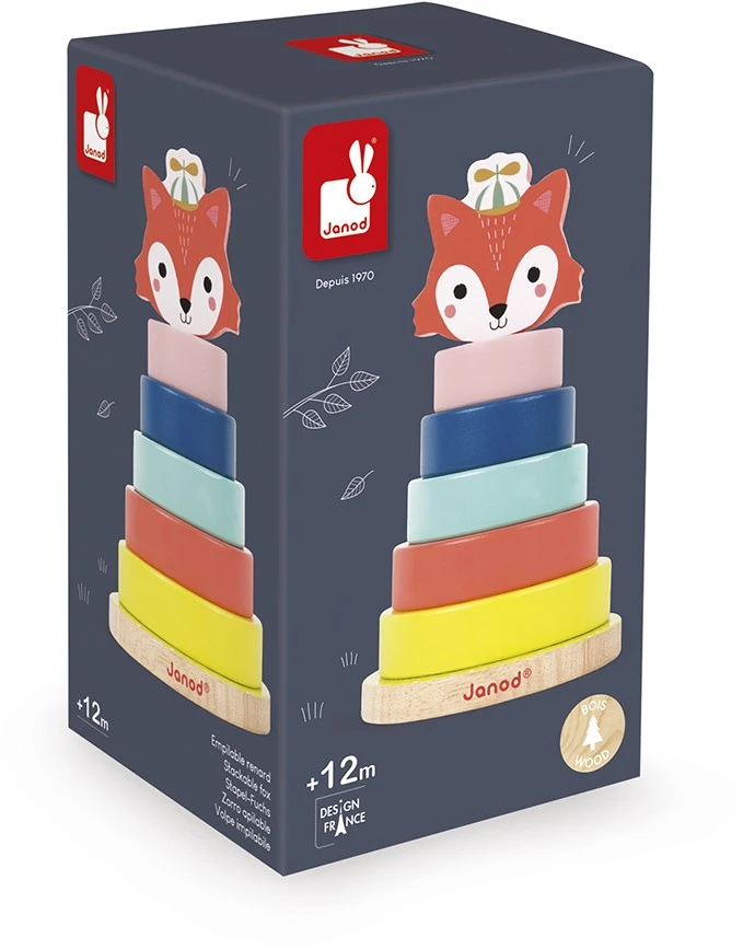 Janod Baby Forest Magnetset Tiere 2 Janod Baby Forest Magnetset Tiere – Bild 2