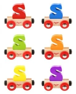 BIGJIGS RAIL BR119 Name Letter S (Colours Vary) By Bigjigs Toys -Trixie Verkäufe bigjigs rail br119 name letter s colours vary by bigjigs toys 3