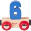 BigJigs Rail Name Number 6 , Zahlenwagen 6 -Trixie Verkäufe bigjigs rail name number 6 zahlenwagen 6