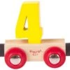 BigJigs Rail Name Nummer 4 , Nummer Wagen 4 4 BigJigs Rail Name Nummer 4 , Nummer Wagen 4 -Trixie Verkäufe bigjigs rail name nummer 4 nummer wagen 4