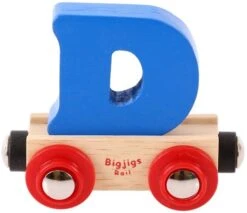 Bigjigs Rail Rail Buchstabenzug D (Der Lieferumfang Umfasst Nur EIN Stück)