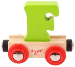 Bigjigs Rail Rail Buchstabenzug F (Der Lieferumfang Umfasst Nur EIN Stück)
