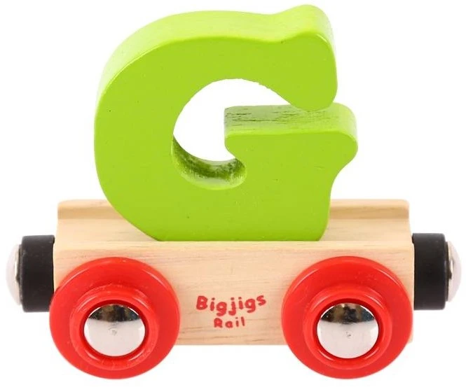Bigjigs Rail Rail Buchstabenzug G (Der Lieferumfang Umfasst Nur EIN Stück) 3 Bigjigs Rail Rail Buchstabenzug G (Der Lieferumfang Umfasst Nur EIN Stück) – Bild 3