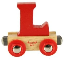 Bigjigs Rail Rail Buchstabenzug L (Der Lieferumfang Umfasst Nur EIN Stück)
