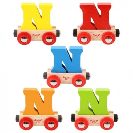 Bigjigs Rail Rail Buchstabenzug N (Der Lieferumfang Umfasst Nur EIN Stück) 3 Bigjigs Rail Rail Buchstabenzug N (Der Lieferumfang Umfasst Nur EIN Stück) – Bild 3