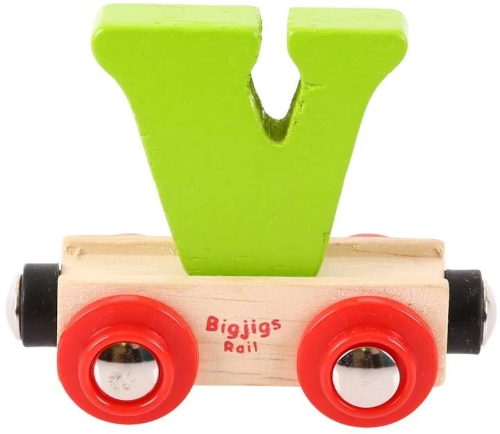 Bigjigs Rail Rail Buchstabenzug V (Der Lieferumfang Umfasst Nur EIN Stück) 2 Bigjigs Rail Rail Buchstabenzug V (Der Lieferumfang Umfasst Nur EIN Stück) – Bild 2