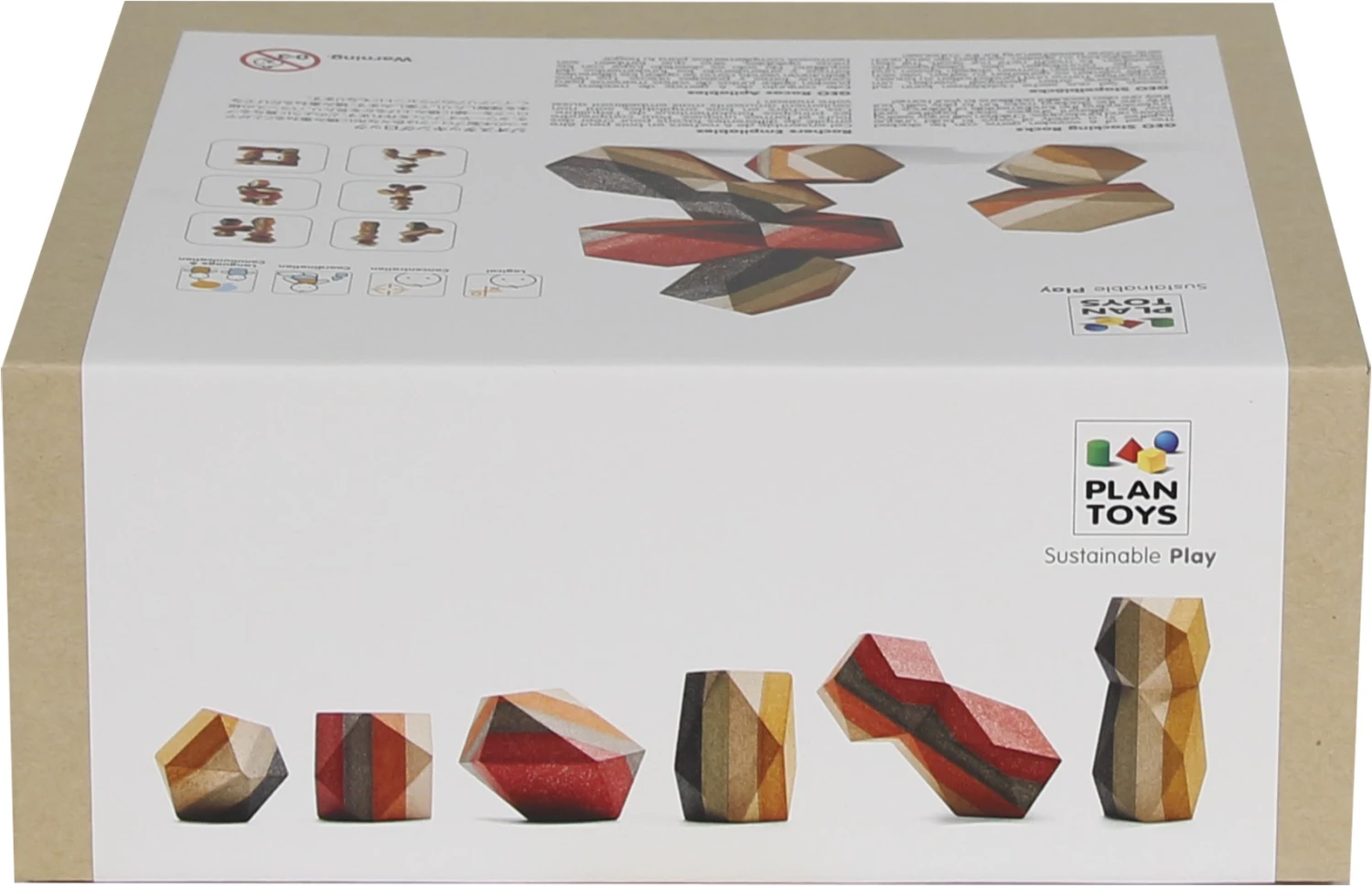 Plan Toys PlanToys Holzspielzeug Geo Stacking Felsen 7 Plan Toys PlanToys Holzspielzeug Geo Stacking Felsen – Bild 7