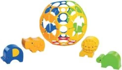 Bright Starts, Oball, Formenspielzeug, Jungle Adventures
