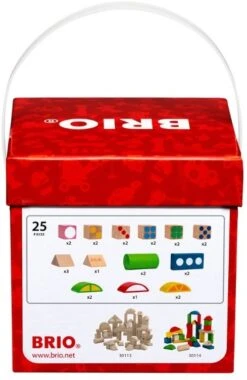 BRIO BRIO Baustein-Box 5 BRIO BRIO Baustein-Box -Trixie Verkäufe brio brio baustein box 3