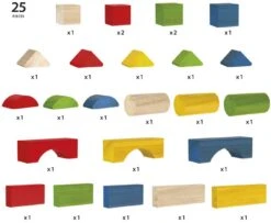 Brio Bunte Holzbausteine 25 Teile - 30114 -Trixie Verkäufe brio bunte holzbausteine 25 teile 30114 3