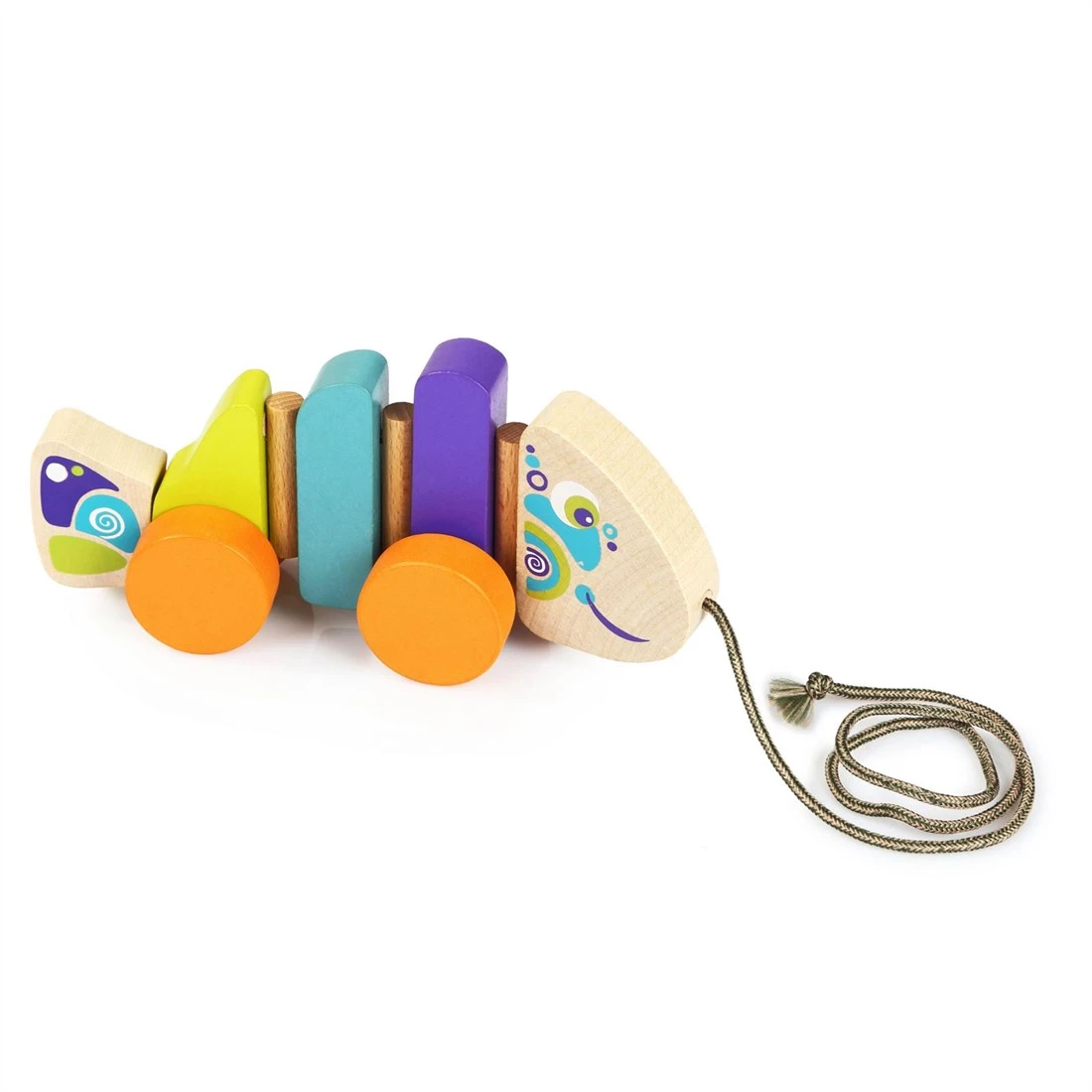 Cubika Fisch Aus Holz - Ziehfigur 2 Cubika Fisch Aus Holz - Ziehfigur – Bild 2