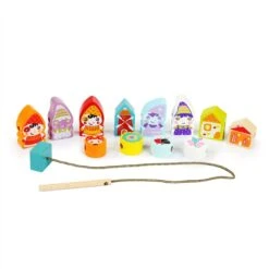 Cubika Holzfädelspiel - Glückliche Zwerge -Trixie Verkäufe cubika holzfaedelspiel glueckliche zwerge 3