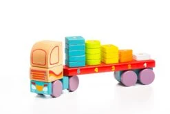 Cubika Truck Mit Geometrischen Figuren