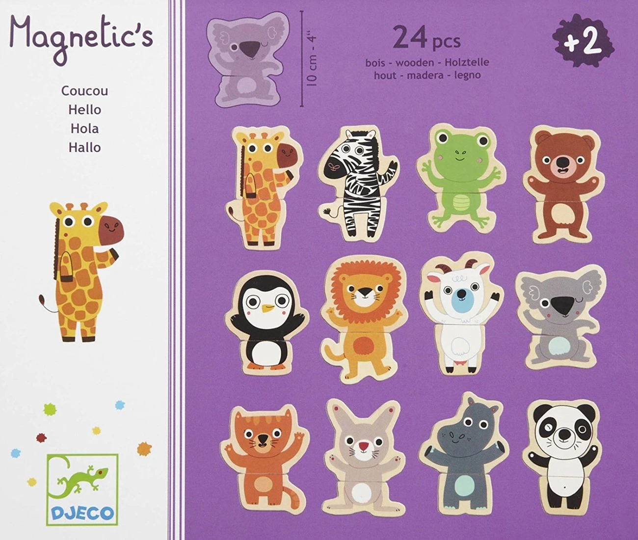 DJECO Coucou - 21,8 X 18,8 X 4 Cm 2 DJECO Coucou - 21,8 X 18,8 X 4 Cm – Bild 2