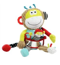 Dolce Classic Aktivitätsspielzeug Affe Charlie - 25 Cm