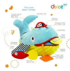 Dolce Classic Aktivitätsspielzeug Walfisch Wallie - 21 Cm -Trixie Verkäufe dolce classic aktivitaetsspielzeug walfisch wallie 21 cm 3