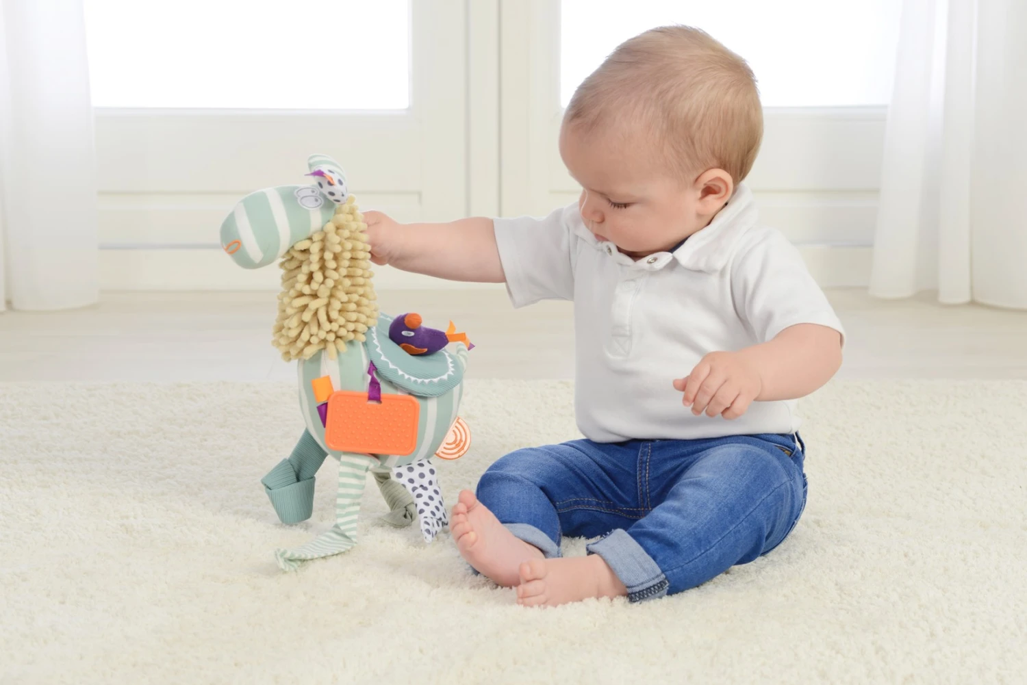 Dolce Primo Aktivitätsspielzeug Lama Lucy - 39 Cm 2 Dolce Primo Aktivitätsspielzeug Lama Lucy - 39 Cm – Bild 2