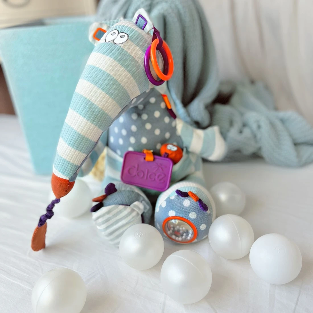 Dolce Primo Aktivitätsspielzeug Ameisenbär Anthony - 33 Cm 10 Dolce Primo Aktivitätsspielzeug Ameisenbär Anthony - 33 Cm – Bild 10