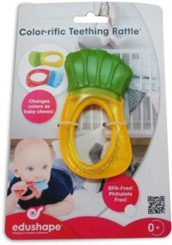 Edushape Color-rific Teething Rattle STEM -Trixie Verkäufe edushape color rific teething rattle stem 3