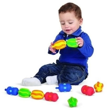 Edushape Die Originalen Snap Perlen - 12 Stück 2 Edushape Die Originalen Snap Perlen - 12 Stück – Bild 2