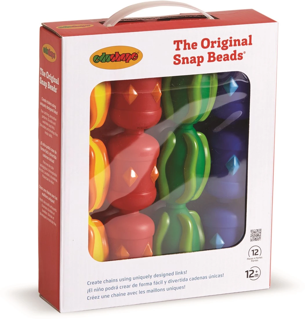 Edushape Die Originalen Snap Perlen - 12 Stück 3 Edushape Die Originalen Snap Perlen - 12 Stück – Bild 3