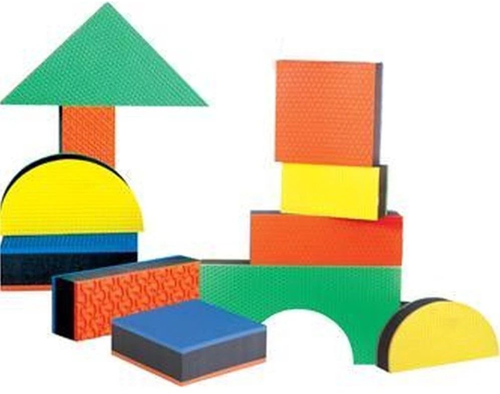 Edushape Jumbo-texturierte Blöcke : 16 Stück 1 Edushape Jumbo-texturierte Blöcke : 16 Stück