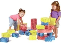 Edushape Wellpappenblöcke - 52 Stück -Trixie Verkäufe edushape wellpappenbloecke 52 stueck 2