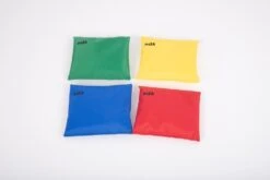 EDX Educations 53359 Sitzsack/Sitzsack, Rot, Blau, Grün, Gelb, 4 Stück